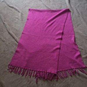 Pink sparkly scarf